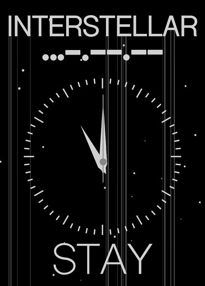 Diseño minimalista en blanco y negro de un reloj estilizado con líneas y puntos. Ideal para darle un toque moderno a tu hogar u oficina.