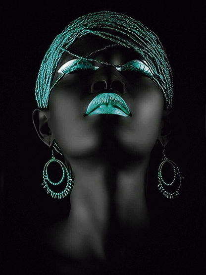 Trio mujeres afro de colores