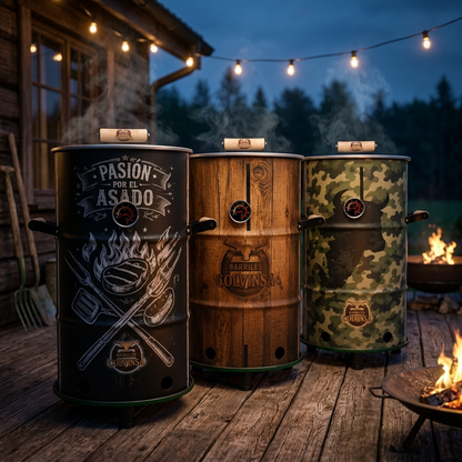 Barril Asador Impreso Personalizado