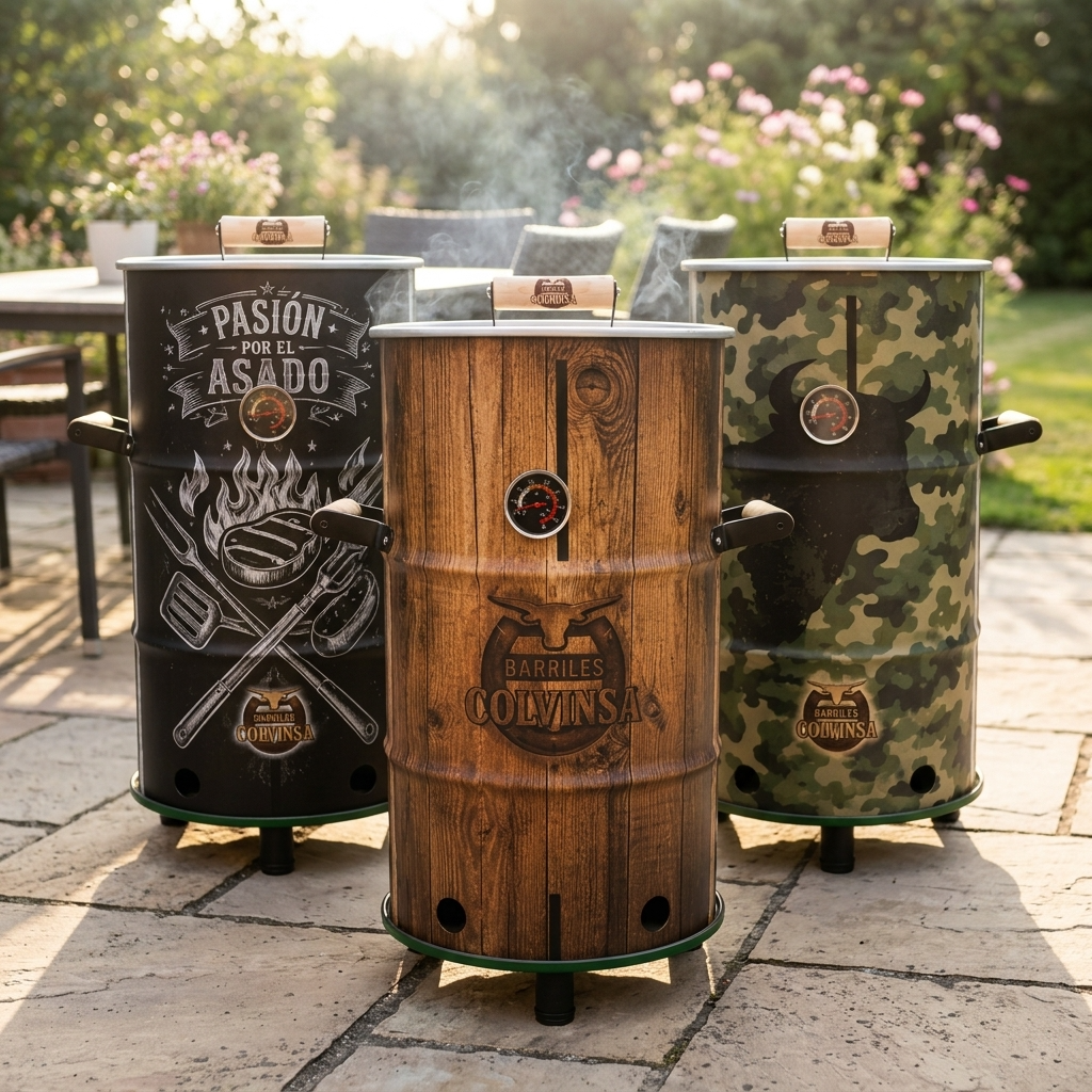 Barril Asador Impreso Personalizado